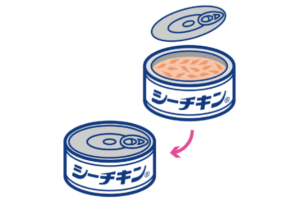 空気を抜いてふたをする