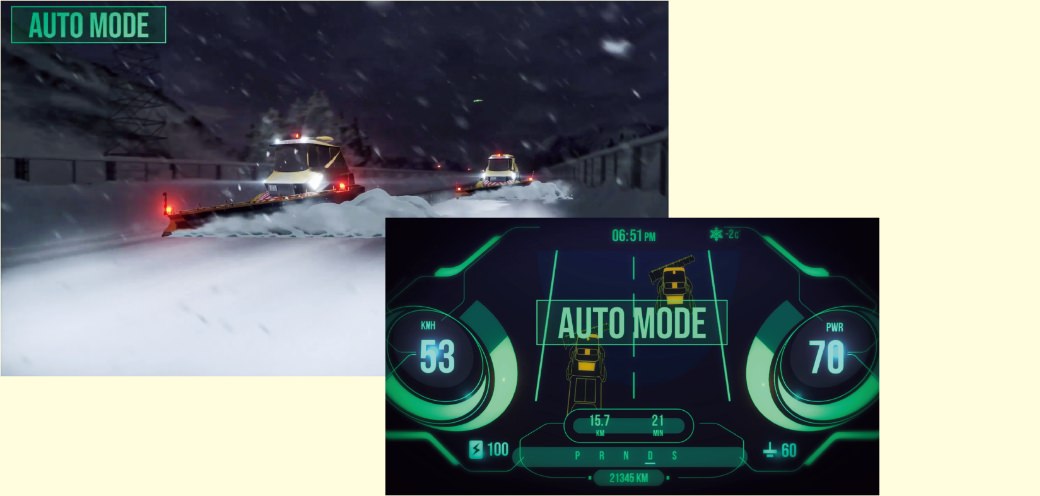 除雪車など、除雪に関する車が自動運転になる