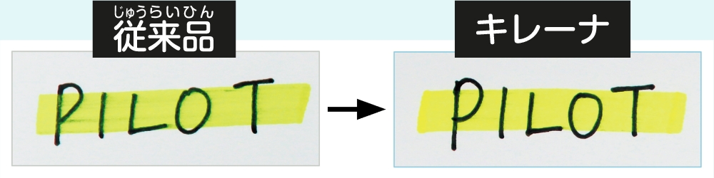 また、「キチントガイド」が紙面に当たることによって、筆圧がかかりすぎません。
