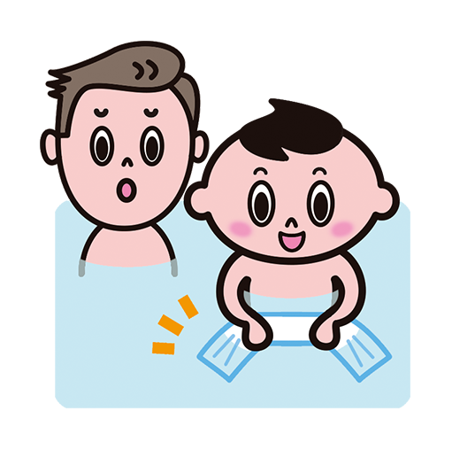 顔やタオルをお湯につけないようにしよう!
