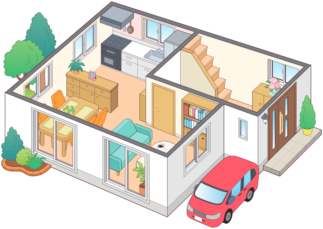 家の図