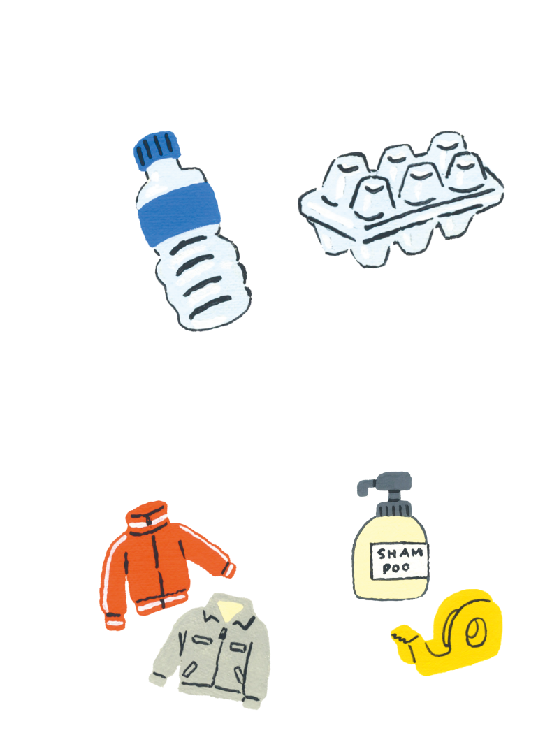 ペットボトルはあれこれカエル