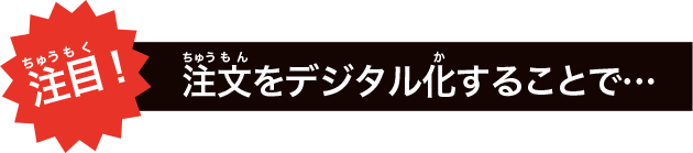 注目！