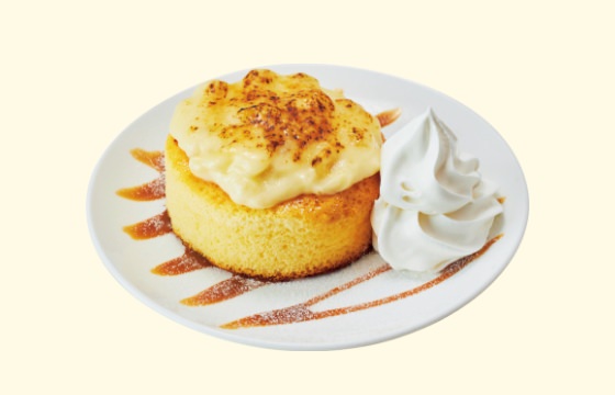 スフレパンケーキ アップルキャラメル