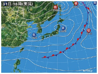 実況天気図
