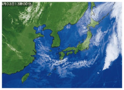 気象衛星画像