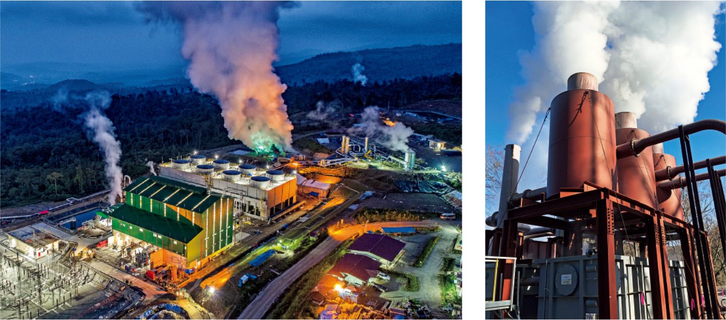 インドネシアのムアララボ地熱発電所・かたつむり山発電所