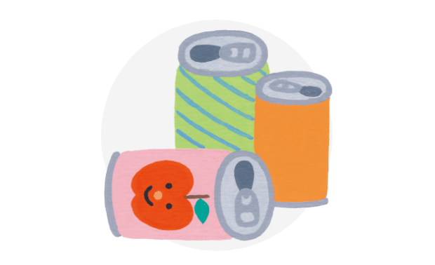 アルミ缶／スチール缶