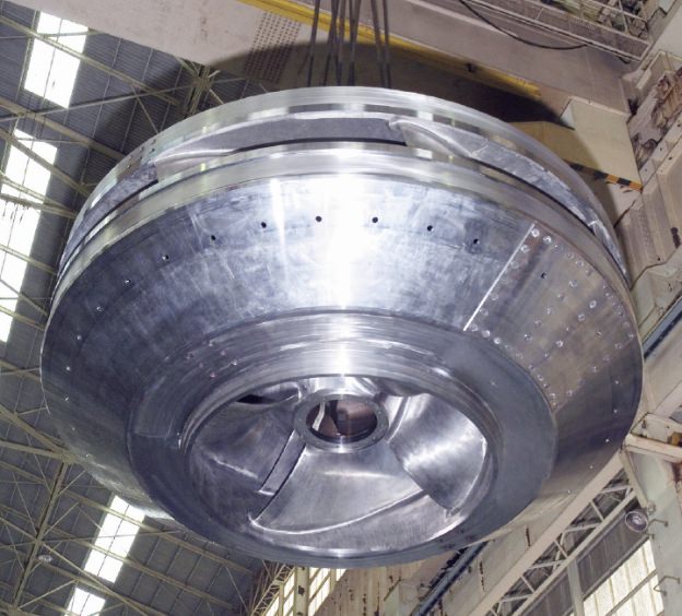 揚水発電用のポンプ水車