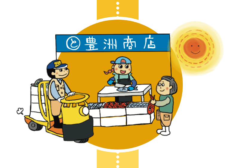 仲卸業者の一日