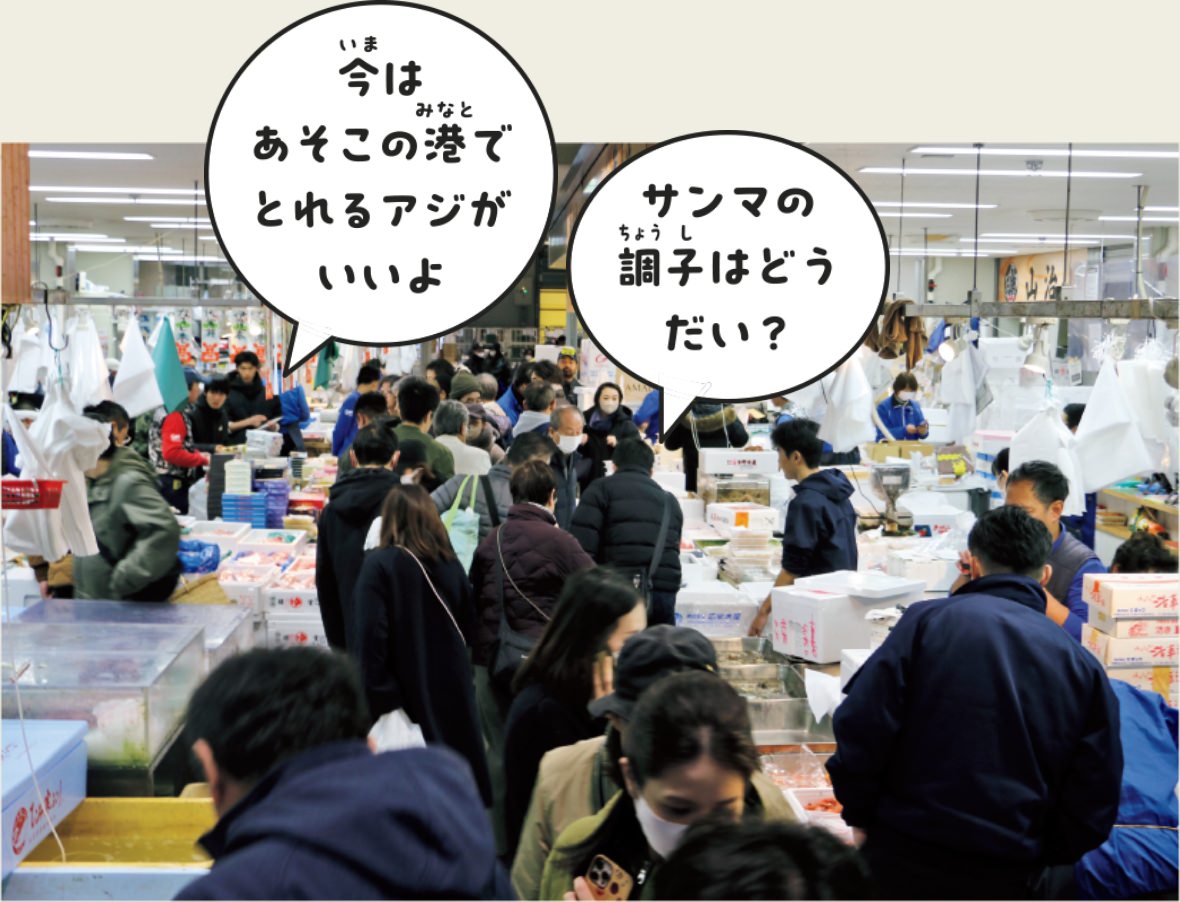 仲卸(なかおろし)業者