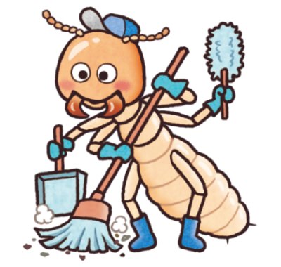 森をそうじする虫!